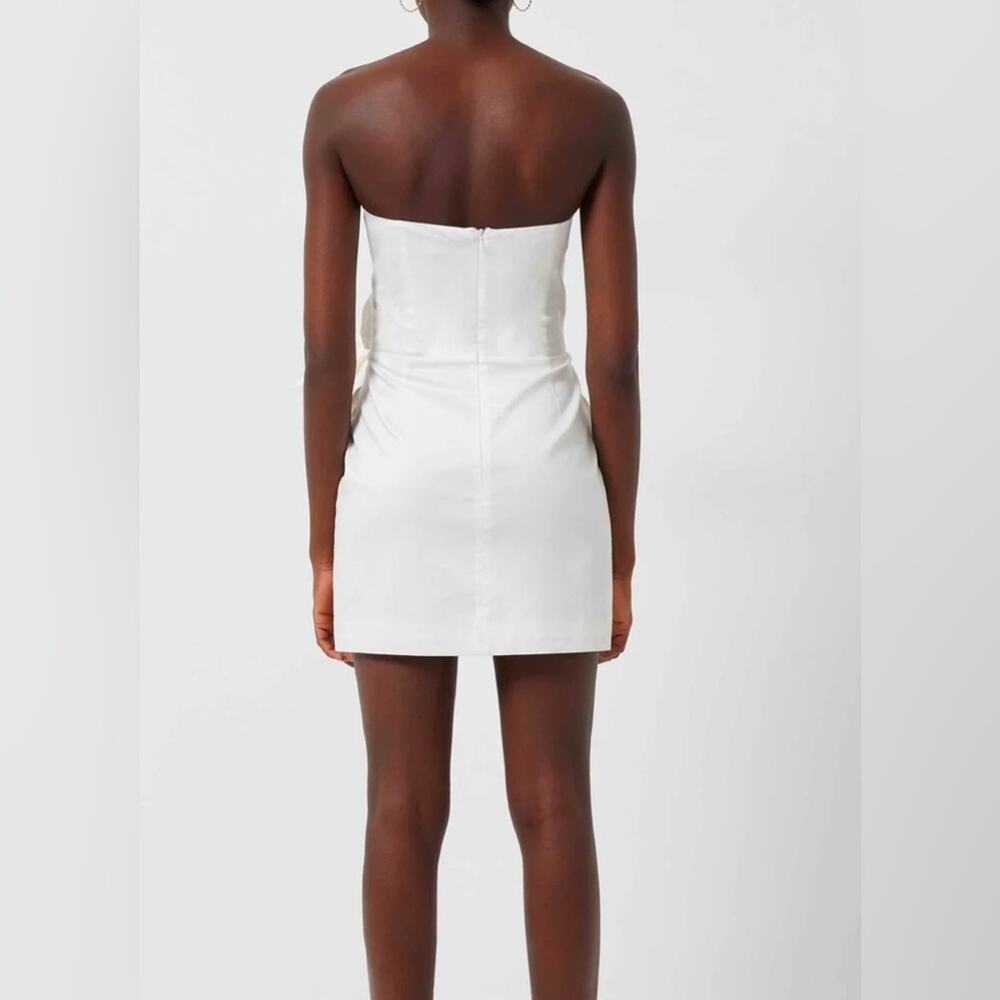 NWT French Connection Strapless Tie Mini Dress - Picture 4 of 6